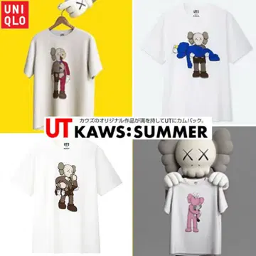UNIQLO UT KAWS SUMMER 티셔츠 화이트 M