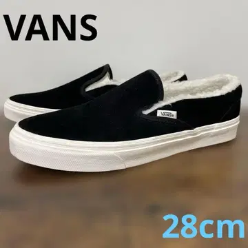 반스 클래식 슬립온 28cm 블랙 보아 스웨이드