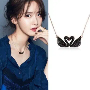 스와로브스키 Iconic Swan Double 목걸이 5296468