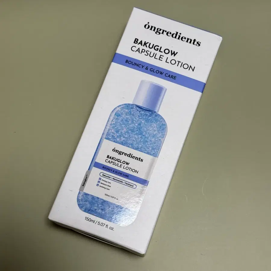 [미개봉] 온그리디언츠 바쿠글로우 캡슐 로션 150ml
