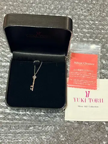 YUKI TORII 목걸이 실버 925 열쇠 디자인 하트 키