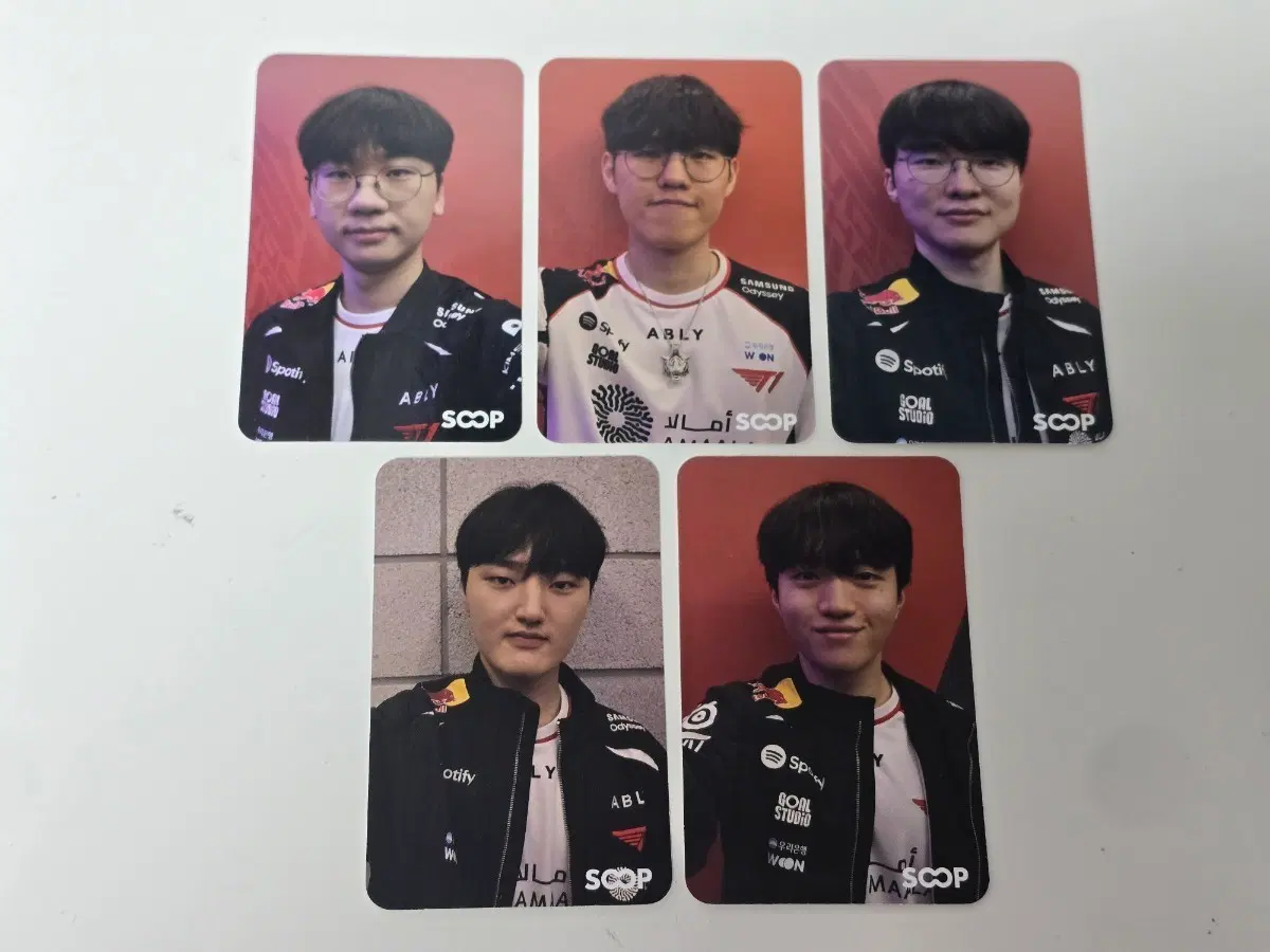 soop T1 포토카드 5종 세트