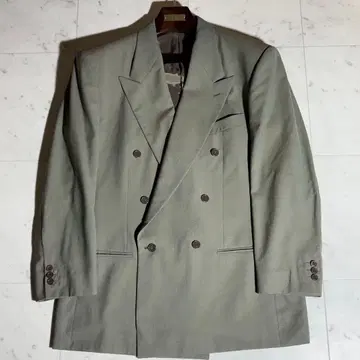 GIORGIO ARMANI 90s 더블 테일러드 자켓 레인보우 색상 52