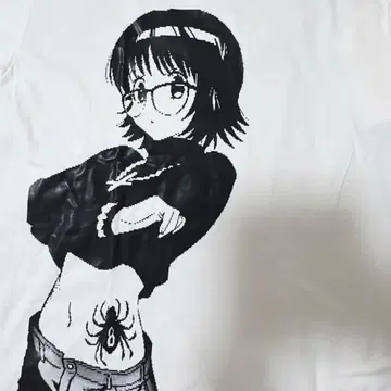 HUNTER x HUNTER 환영여단 시즈쿠 XL T셔츠 블랙 유유백서