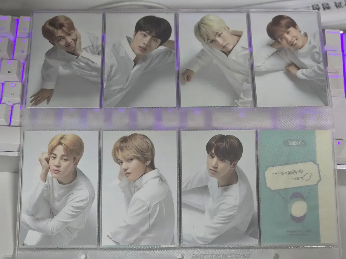 [ 희귀템 ] BTS X VT 포카 브이티 방탄 지민 정국 뷔 포토카드