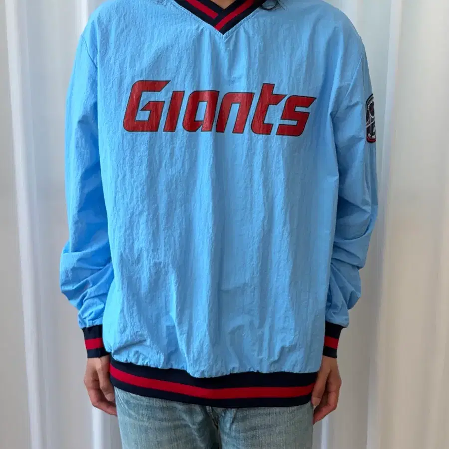 [2XL]롯데 자이언츠 바다 웜업 바람막이