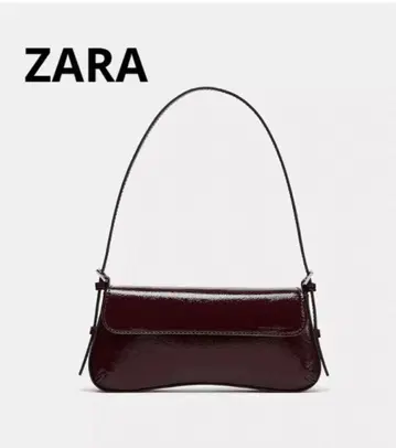 ZARA 자라 플랩 숄더백 보르도 완판템
