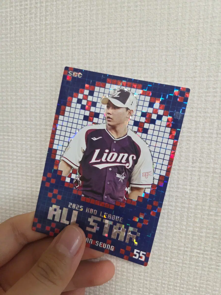 2025 KBO 크보카드 삼성라이온즈 배찬승 올스타 카드
