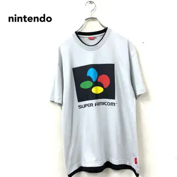 새상품급 Nintendo MUSEUM 슈퍼 패미컴 T셔츠 sizeL