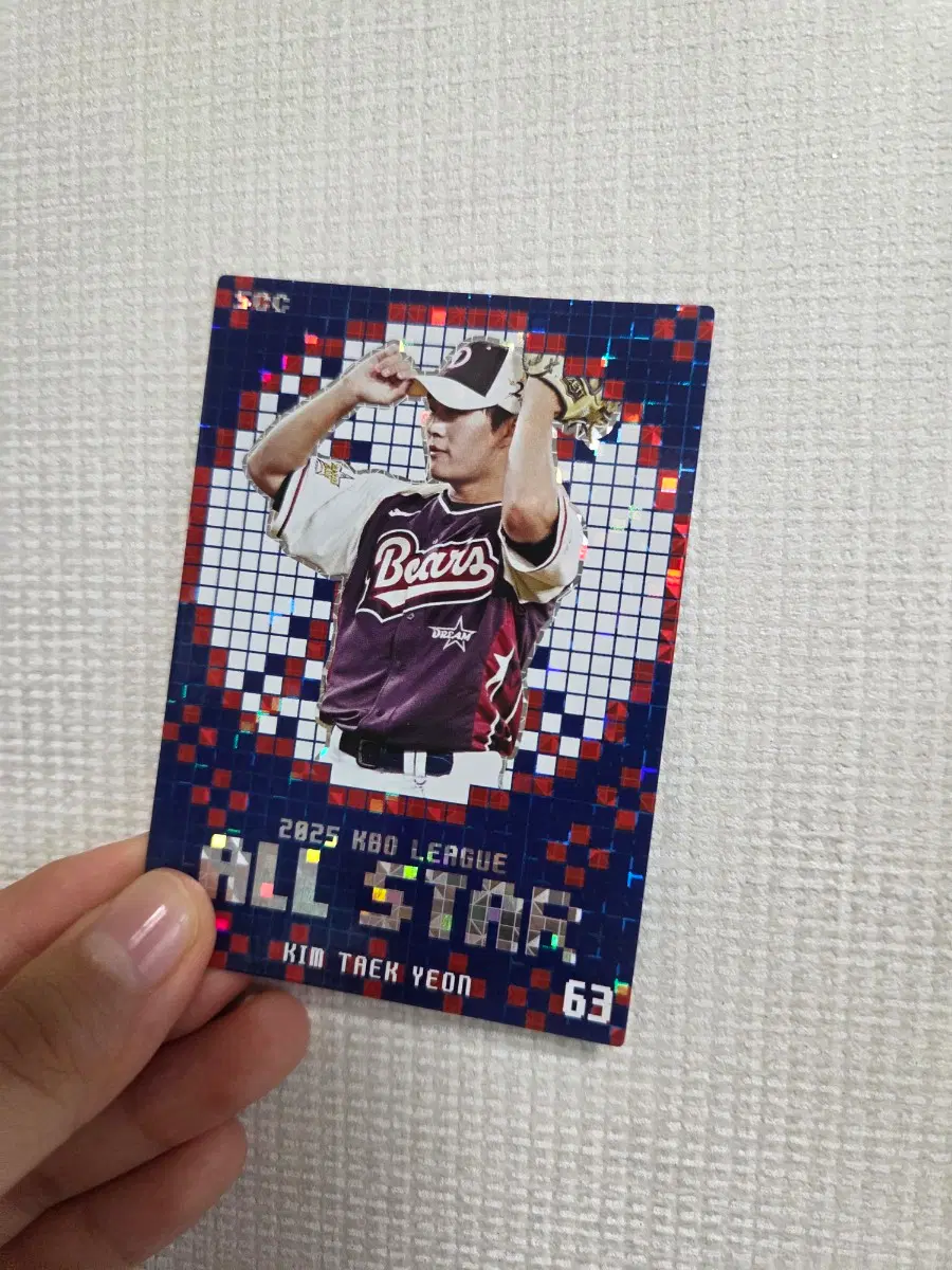 2025 KBO 크보카드 두산베어스 김택연 올스타 카드