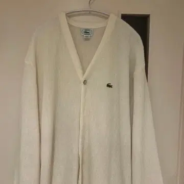 IZOD LACOSTE 가디건 화이트 XL