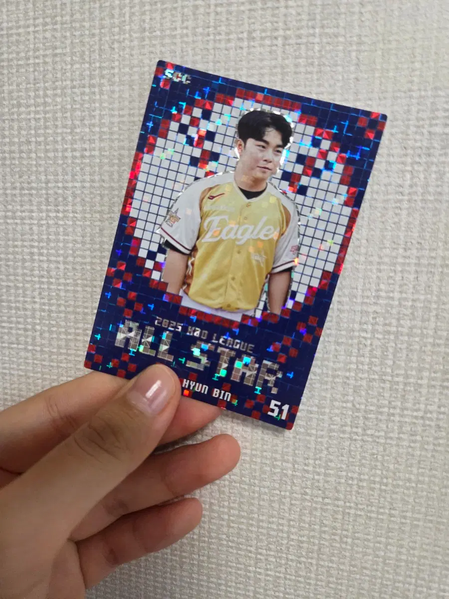2025 KBO 크보카드 한화이글스 문현빈 올스타 카드
