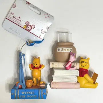 푸우 오너먼트 꽃병 pooh 레어 세트