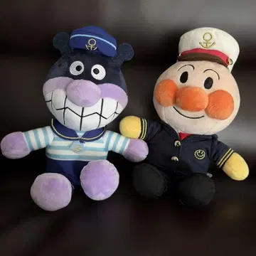 고베 한정판 호빵맨 뮤지엄 호빵맨 세균맨 봉제 인형
