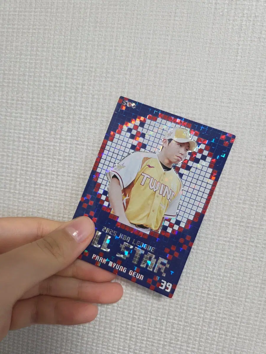 2025 KBO 크보카드 LG트윈스 박명근 올스타 카드