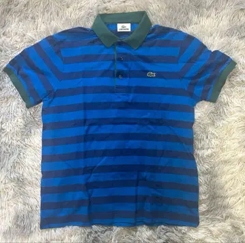90s LACOSTE 보더 피케 셔츠