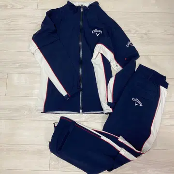 Callaway 골프 방수 우비 상하의 세트 네이비 LL