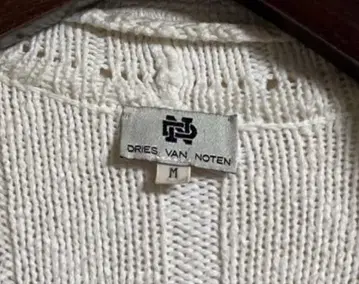 80s DRIES VAN NOTEN 벨기에제 코튼 니트 가디건