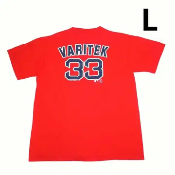 L MLB 보스턴 레드삭스 제이슨 발리텍 티셔츠