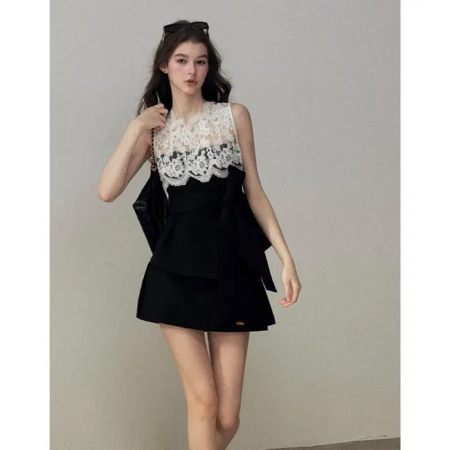 ShaoyeEye 스커트 Unlit Spirit 미니 스커트 치마바지