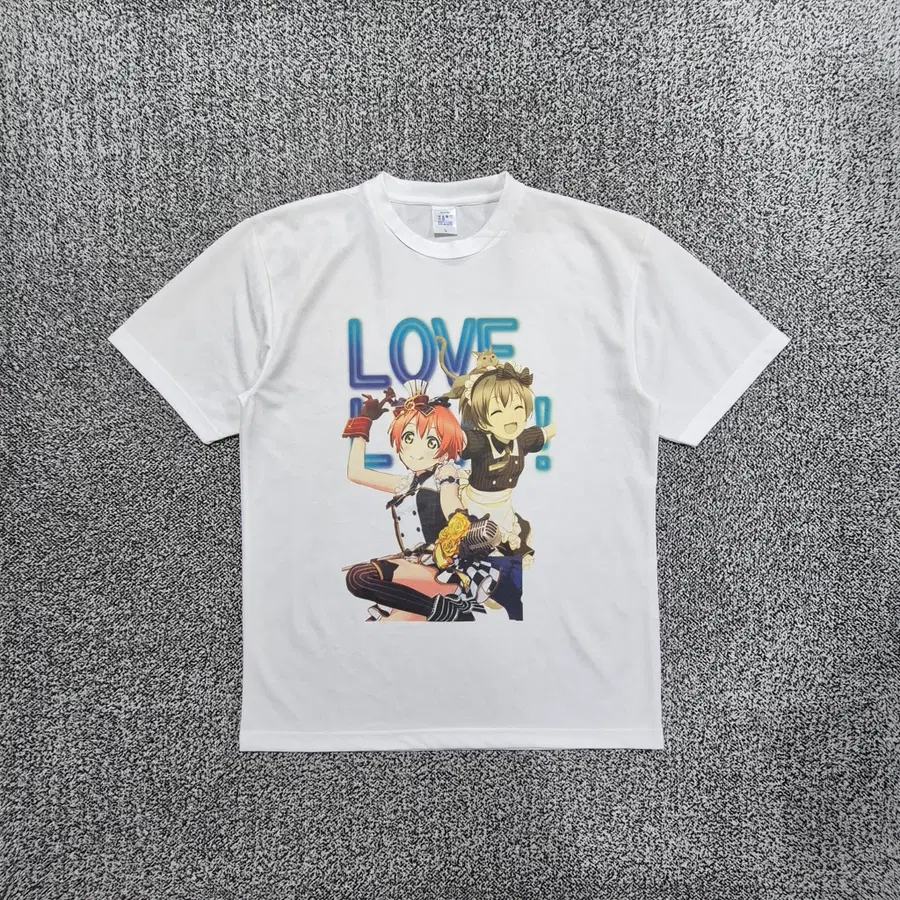 빈티지9. 러브라이브! LOVE LIVE 린 하나요 풀컬러 반팔 티셔츠