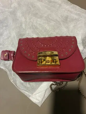 FURLA 숄더백 보르도 체인