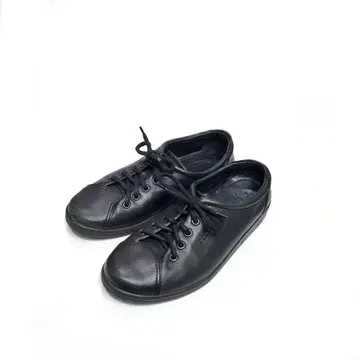 ecco 23cm SOFT 2.0 가죽 스니커즈 신발 블랙 블랙