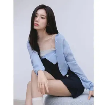 snidel 메탈 플레이트 가디건 SWNT252122