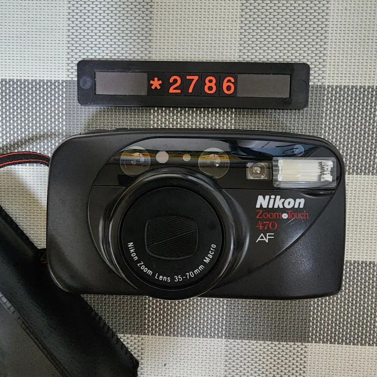 니콘 줌 앤 터치 470 AF 필름카메라 파우치포함