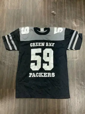 80s90s 빈티지 투톤 컬러 블록 풋볼 스타일 T