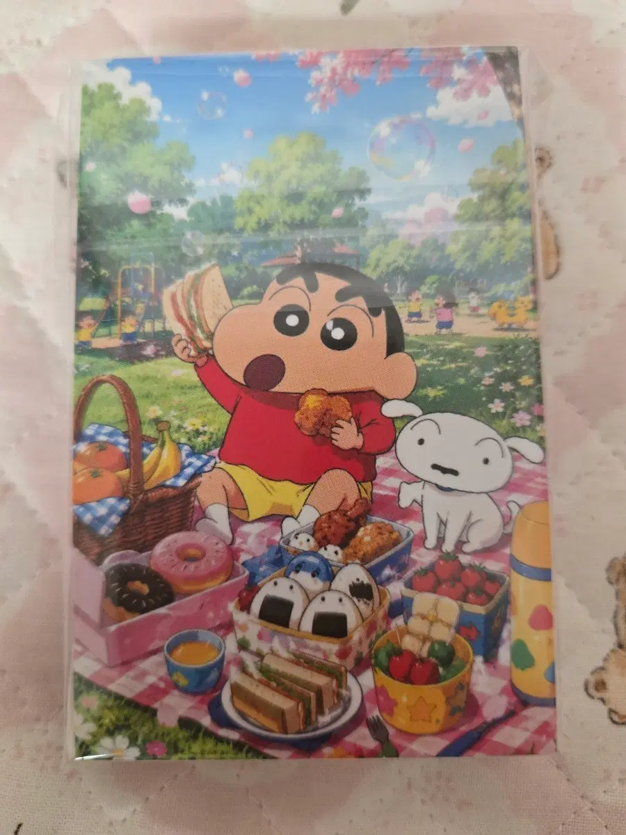 짱구 포카 키링 대지