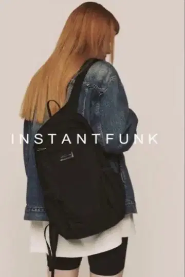 한국 INSTANTFUNK 티니 백팩 블랙 새상품