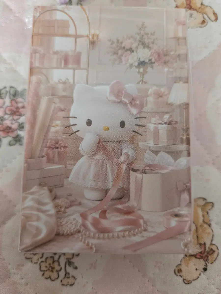 리본 키티 포카 대지
