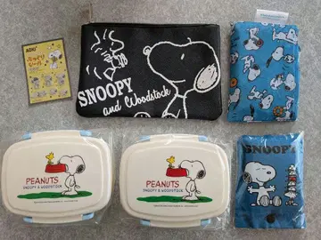 SNOOPY 스누피 씰 파우치 멀티 박스 세트
