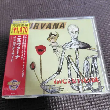 NIRVANA Incesticide CD 일본반 미개봉.