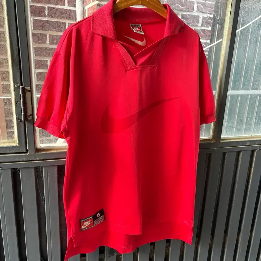 90s Nike 나이키 빈티지 올드스쿨 빅스우시 카라티 져지 pk