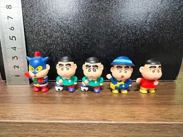 헤이세이 레트로 짱구는 못말려(크레용 신짱) 피규어 세트 액션 가면