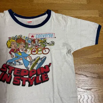 70s Champion x CONVERSE 링거 T셔츠 염색