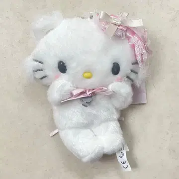 산리오 챠미키티 마스코트 홀더 화이트