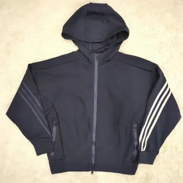 adidas 집업 후드티 네이비 M 저리 트레이닝