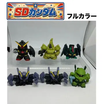 SD 건담 풀컬러 피규어 6체 세트