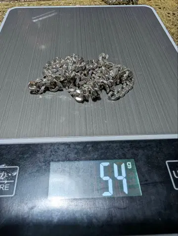 실버925 키헤이 목걸이 54g
