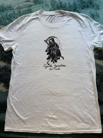 Cycle Zombies 티셔츠 화이트 S