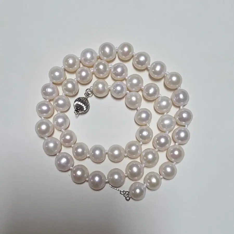 14k 8.5~9.5mm 담수 진주 목걸이
