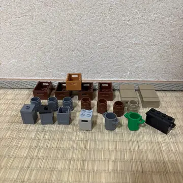 LEGO 레고 잡화 부품 세트 나무 상자 통 컨테이너