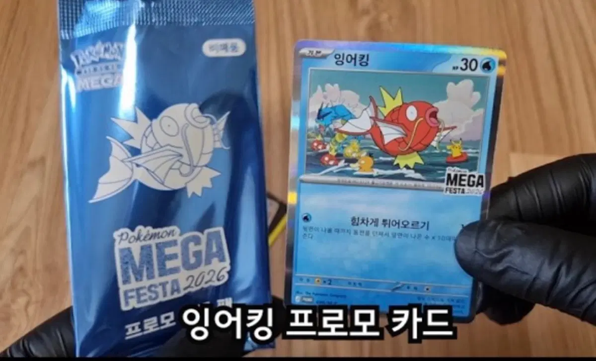 포켓몬 잉어킹 프로모 카드 (미개봉)
