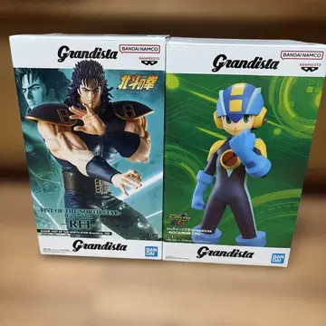 Grandista 북두의 권 레이 록맨 에그제 피규어 2체 세트