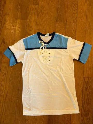 adidas 빈티지 레이스업 T셔츠