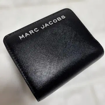 MARC JACOBS 미니 컴팩트 지갑 접이식 지갑 블랙