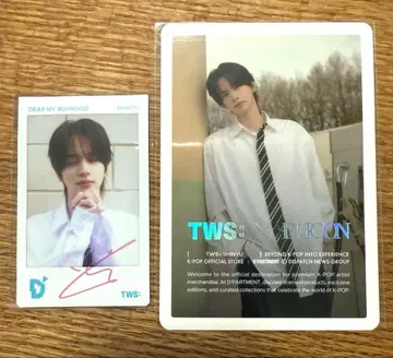 TWS 신유 폴라로이드 트레이딩 카드 포토카드 DICON 팝업 구매 혜택